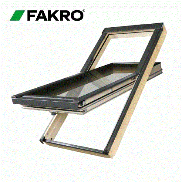 66*98 - Мансардное окно Fakro FTT U8 Thermo