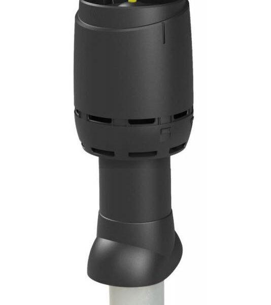 350002 Вентиляционный выход VILPE FLOW P-125 черный Н700