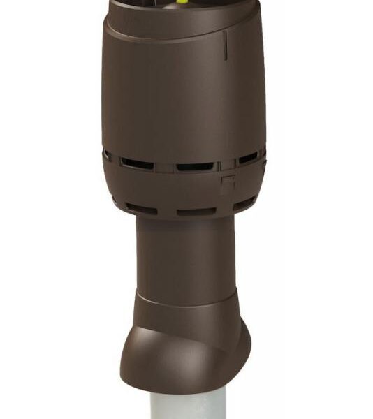 350004 Вентиляционный выход VILPE FLOW P-125 коричневый H700