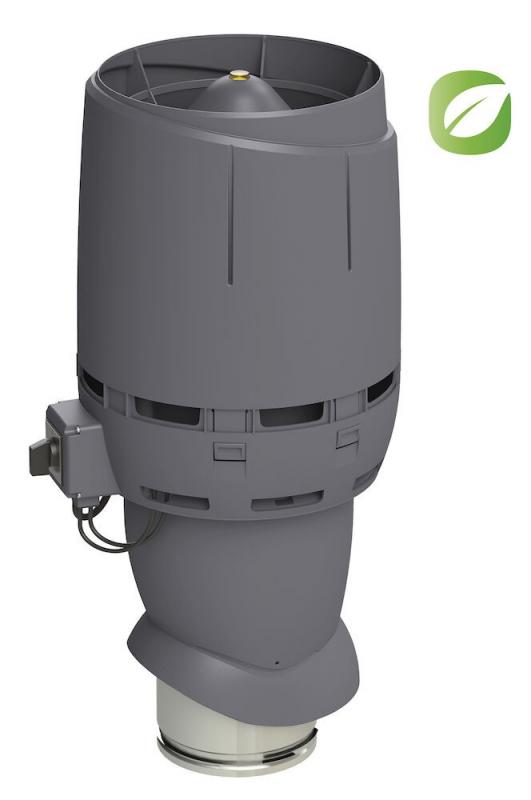 350257 Вентилятор VILPE FLOW ECo 160P (ECo 200) серый