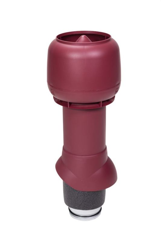 73440W Вентиляционный выход VILPE P-125 бордо Н500