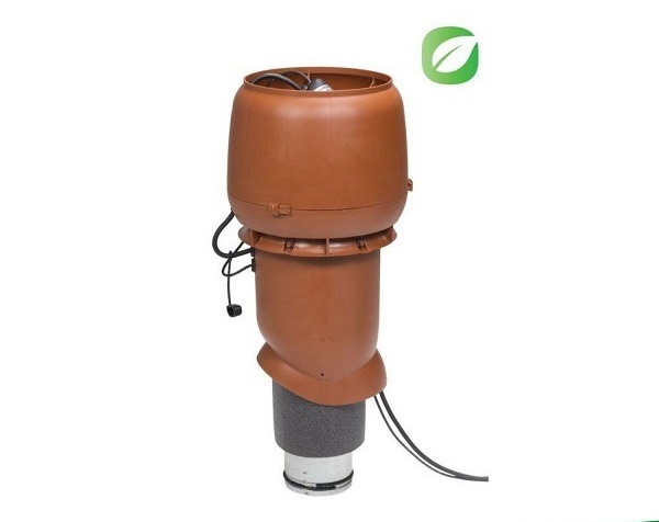 737349 Вентилятор VILPE ECo 190 P кирпичный
