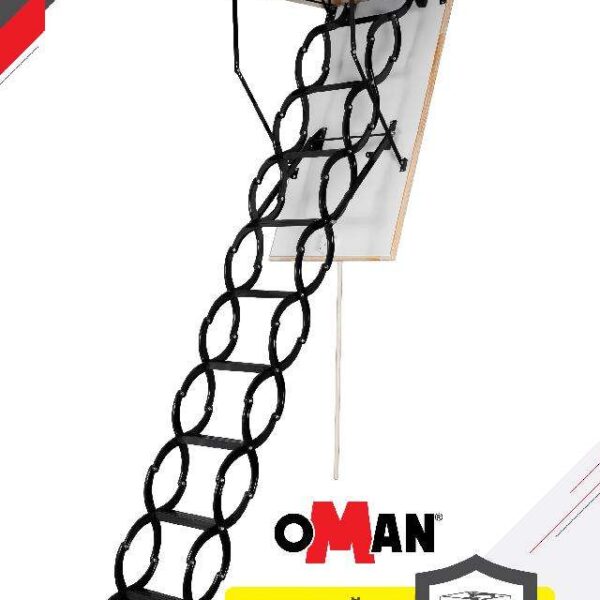 Чердачная лестница Oman Nozycowe FLEX TERMO — 60-80-290