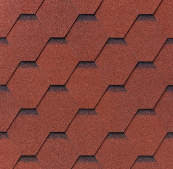 IKO ArmourShield™Plus: 20 Tile Red Ultra - АПП битумная черепица