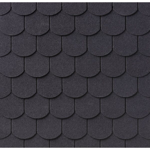 IKO Superglass™-Biber: 01 Black - битумная черепица