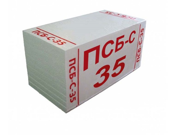 Пенопласт ПСБ-С-35 1000-500-30 мм