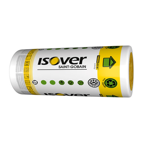 Стекловата Isover EKO 100 мм (9,6 кв.м/рул.)